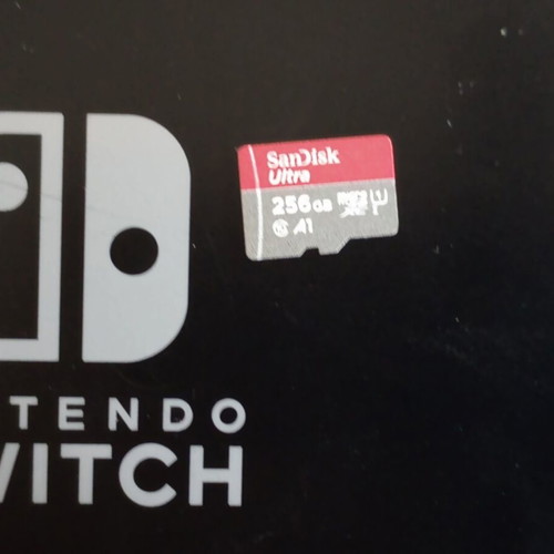 Nintendo Switch Version 1 used with Atmosphere, 256GB SD card and accessories