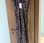 Burgundy dress Zara S with sequins new, mermaid style