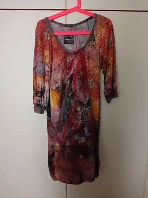 Φόρεμα Desigual Like New, Ελαφρύ Βισκόζη, Μέγεθος M