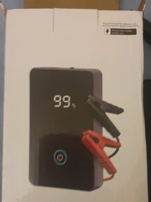 Wireless car battery new with flashlight and battery percentage indicator