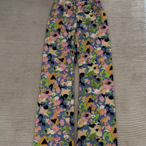 Stine Goya floral wide trousers new, size S