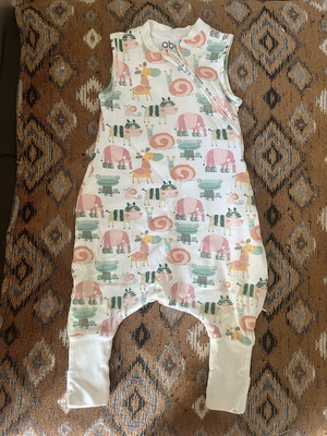 Abo pajamas and sleeping sack for 6-18 months like new