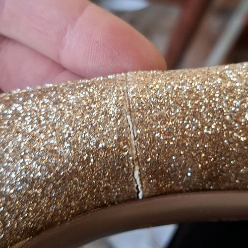 Gianvito Rossi heels used, gold, size 38.5