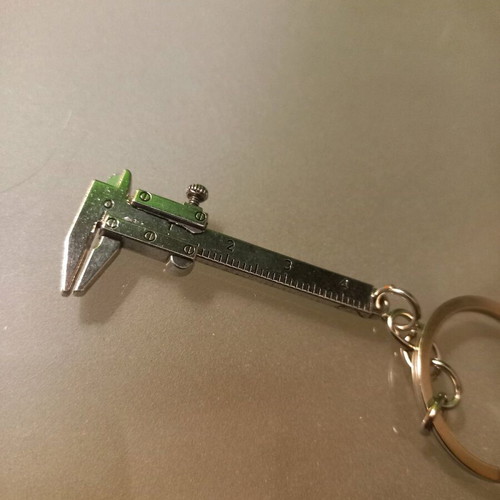 Small caliper decor keychain new