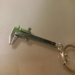 Small caliper decor keychain new