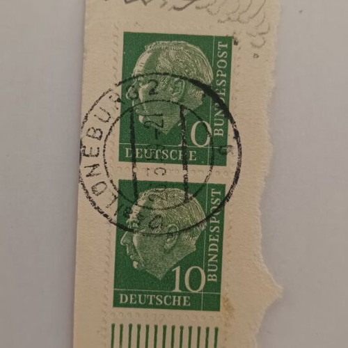 Deutsche Bundespost 10 Pfennig collectible stamps like new