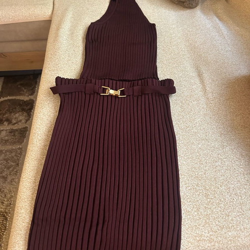 Zara knitted set burgundy small new, -  34,00 - Vendora.cy