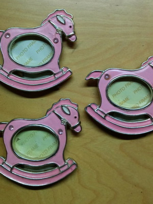 Small photo frames new, set of 3 pieces