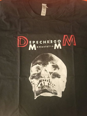 Depeche Mode Memento Mori Skull T-shirt L μεταχειρισμένο, μαύρο