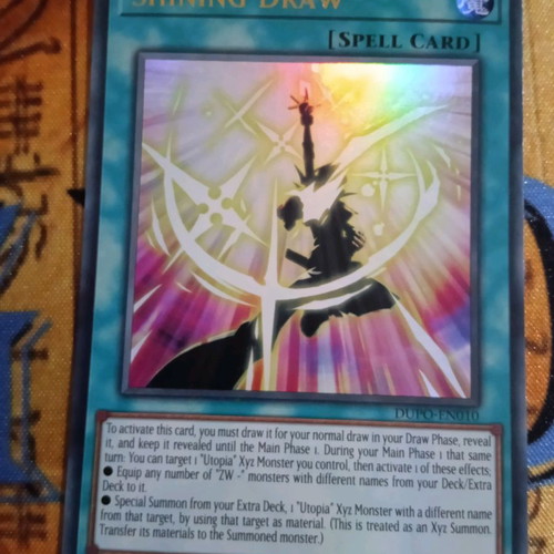 Shining Draw Continuous Spell used Ultra Rare for Utopia