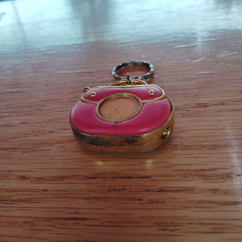 Vintage crocodile bag keychain from the 90s new