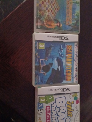 Παιχνίδια Nintendo DS Like new: The Treasures of Montezuma, Sea Park Tycoon, Junior Brain Trainer Maths Edition
