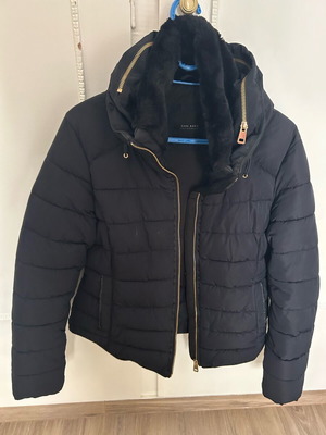 Zara μαύρο φουσκωτό puffer κοντό μπουφανάκι size L μεταχειρισμένο