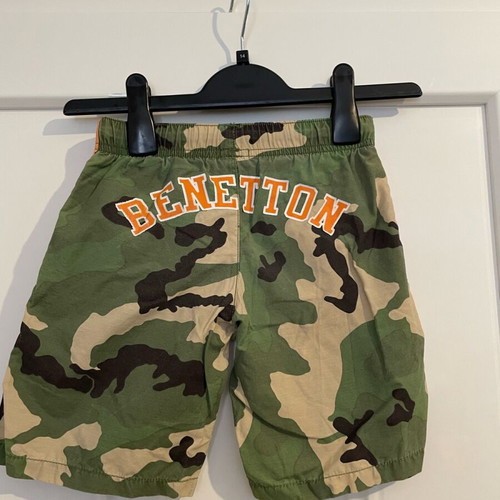 Benetton Παιδικό Σορτς Καμουφλάζ Μεταχειρισμένο, XS 4-5 Ετών