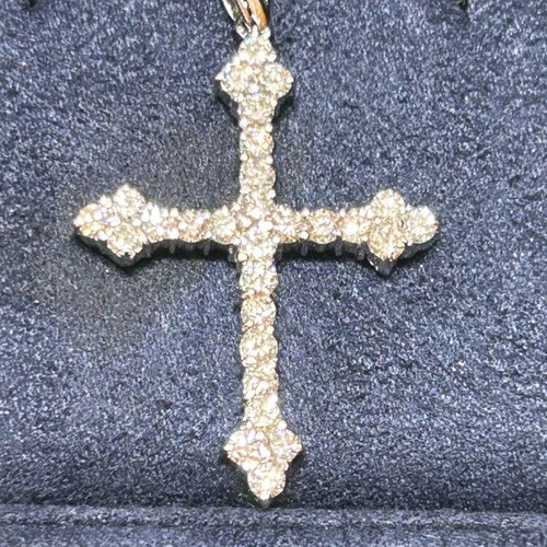 Diamond cross k18 certified