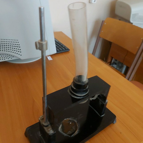 Physics device used from the socialist era with bakelite base
