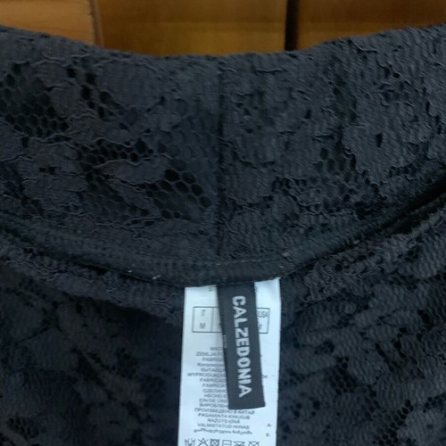Calzedonia lace pants with lining like new, black