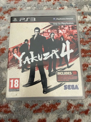 Yakuza 4 PlayStation 3 μεταχειρισμένο, πλήρες σε καλή κατάσταση