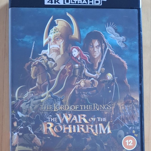 The Lord of the Rings The War of the Rohirrim 4K Ultra HD Blu-Ray like new