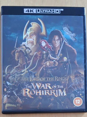 The Lord of the Rings The War of the Rohirrim 4K Ultra HD Blu-Ray like new