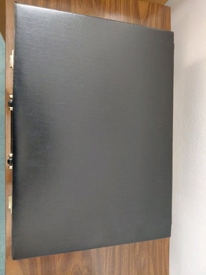 Office document briefcase new black