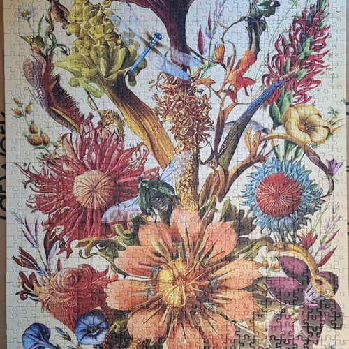 Puzzle Flowers No.5 1000 pieces like new