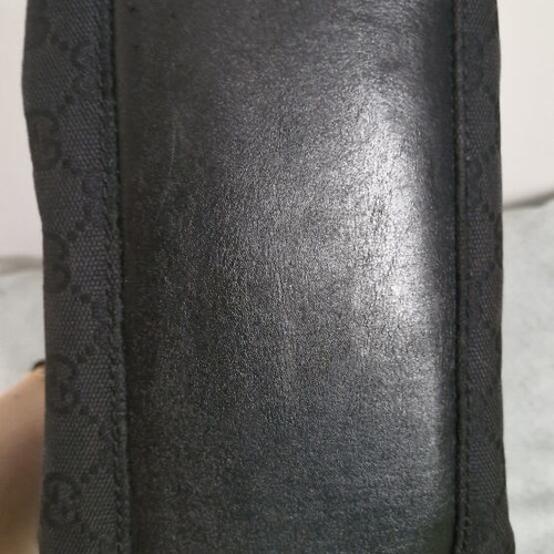 Gucci GG Canvas Monogram Vintage black shoulder bag