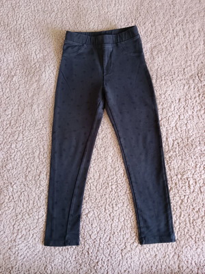 Ελαστικό παντελόνι (jegging) σε ανθρακί, για 8-9 ετών