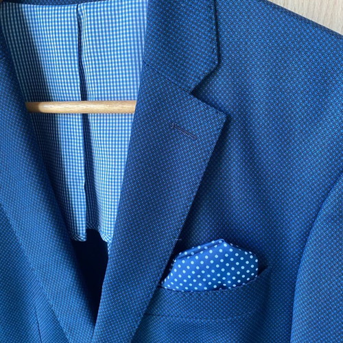 Men's jacket ETIEM blue size M like new