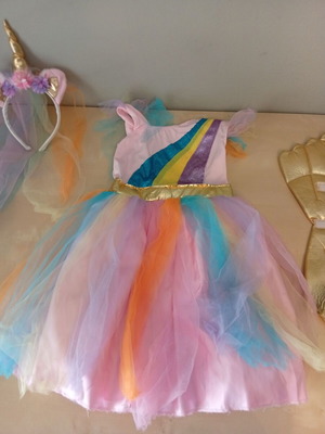 Unicorn 1007 Carnival Costume Size 6 like new by Clown Republic