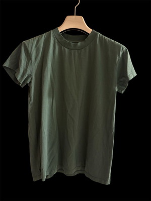 Cotton T-shirt new, green, size M