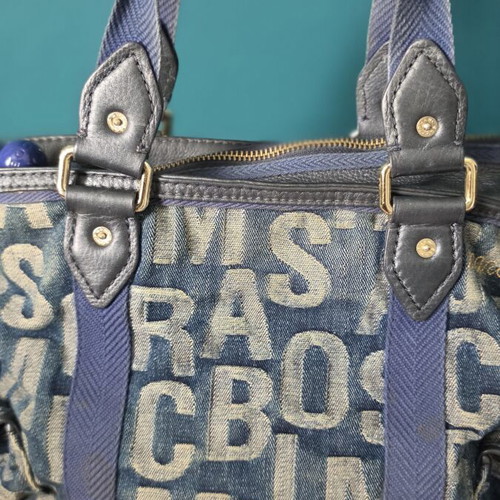Marc by Marc Jacobs Vintage Denim Monogram Tote Bag