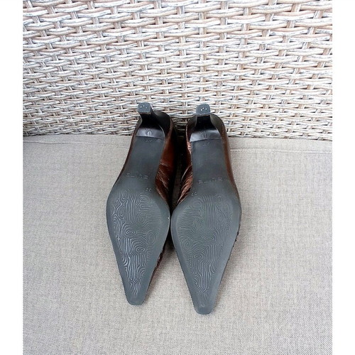 Elite brown vintage retro style pumps size 39 like new
