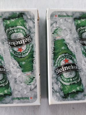 Τράπουλα Heineken καινούργιες, ζευγάρι