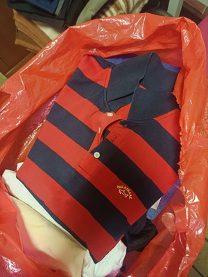Men's clothes used, size 46, including polo shirts, shirts, bermudas, jeans