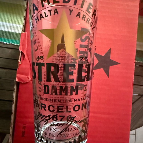 Estrella beer glass 400ml