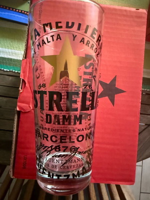 Estrella beer glass 400ml