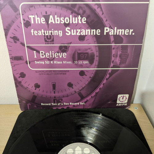 The Absolute Featuring Suzanne Palmer I Believe 12" vinyl