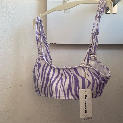 Swimsuit new, white and purple, available sizes 40, 42, 44, 46