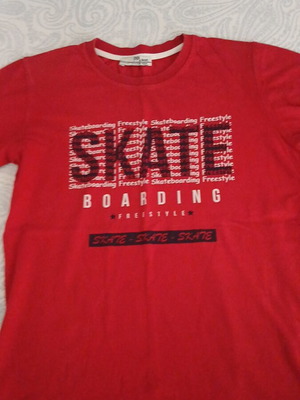 Children's shirt used for 11-12 years old, red
