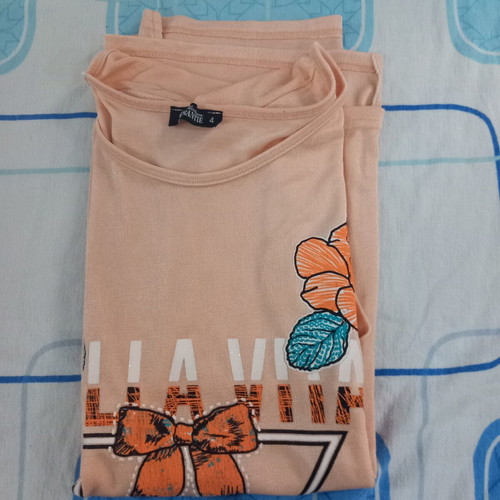 Garantie women's blouse XL like new, orange, mercerized