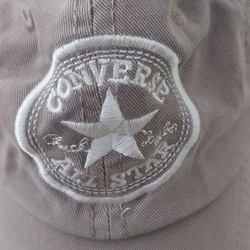 Converse Grey Jockey Cap like new, adjustable cotton baseball style