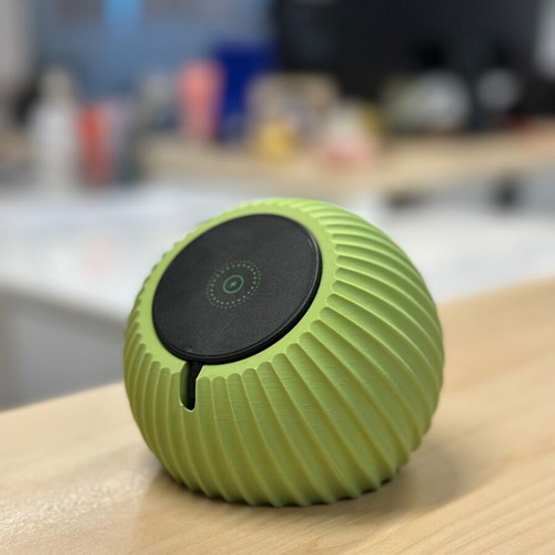 Sphere Charger Stand New 3D Printed Wireless Charging Base Gadget