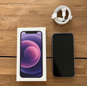 iPhone 12 mini 256 Gb-Purple (εντός εγγύησης, με απόδειξη και το κουτί του)