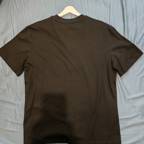 Miu T-shirt new black with red print, size S