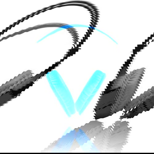 Ακουστικά ενσύρματα με μικρόφωνο, gaming, PC, με Volume, με LED φωτισμού και 2m εύκαμπτο καλώδιο