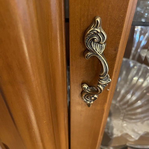 Classic Rococo Style Showcase like new, solid wood