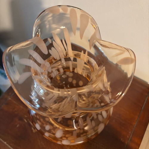 Murano vase handmade in like new condition