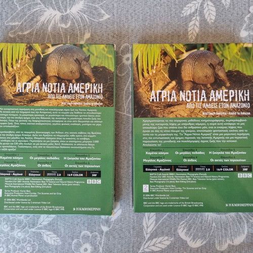 Wild South America Andes to Amazon 3 DVD box set like new