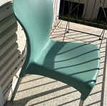Garden chairs set of 4 like new, reinforced plastic and metal